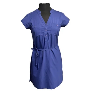 Columbia Women’s Blue Dress Summer Casual Light Omni-Wick Advanced Evap Sz Small - Picture 1 of 17