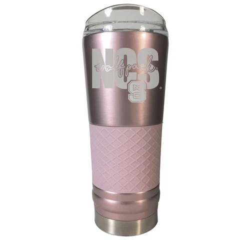 NC State Wolfpack 24oz. Draft Rose Gold Tumbler Cover
