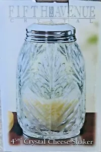 Fifth Avenue CRYSTAL CHEESE SHAKER NEW IN THE BOX 4" - Picture 1 of 1