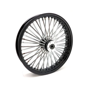Big Spoke Felge vorne Doppelflansch Schwarz 3,5x21" für Harley-Davidson mit TÜV! - Bild 1 von 2