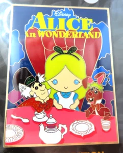 Disney Pin Pink ala Mode Cute Movie Poster Alice in Wonderland 3" LE 300 - Picture 1 of 3