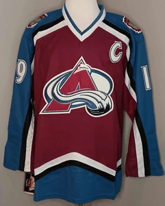 Joe Sakic Colorado Avalanche Burgundy "1999-2007 Throwback" CCM NHL Jersey - Picture 1 of 12