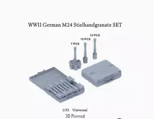 1: 35 World War II Model modification of German M24 grenade group Resin model - Picture 1 of 5
