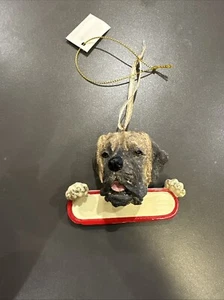 English Mastiff  Personalized Christmas Ornament - Picture 1 of 4