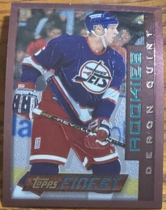 1995-96 Finest Bronze Deron Quint #101 Winnipeg Jets - Picture 1 of 2