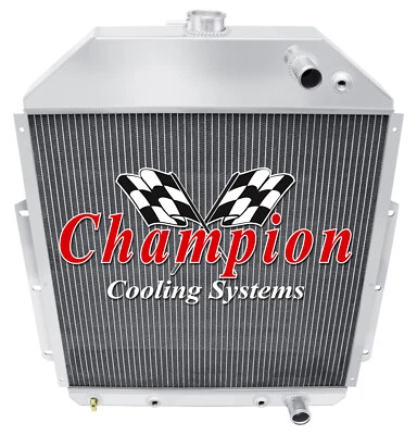 3 Row Western Champion Radiator for 1942 - 1947 Ford 1/2 Ton Pickup LS Swap - Image 1 of 4
