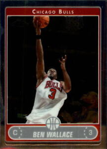 2006-07 Topps Chrome Chicago Bulls Basketball Card #111 Ben Wallace