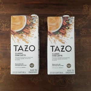 Té Chai Latte clásico concentrado de tazo, 32 onzas - 2 unidades ~ - Imagen 1 de 6
