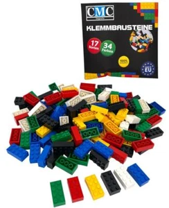 100 Klemmbausteine Bausteine 2x4 Noppen Basic Rot Blau Gelb Grün Weiß Schwarz - Bild 1 von 1
