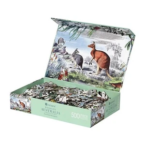 Jigsaw Puzzle Australia Wildlife Australian Animal Kangaroo Platypus 500 Piece - Picture 1 of 3