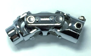 Forged Steel Chrome Universal Double Steering U-Joint 3/4" DD x 3/4-36 Spline - Picture 1 of 1
