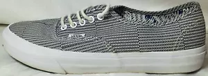 VANS OFF THE WALL SCHNÜRSCHUHE HERRENGRÖSSE 8,5 US DAMENGRÖSSE 10 WEISS UND SCHWARZ - Bild 1 von 15