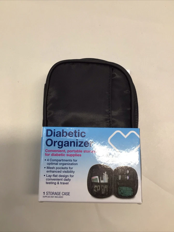 Organizador para diabéticos CVS Health conveniente almacenamiento portátil para suministros para diabéticos Foto 1 de 4