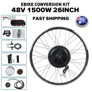 ebike Conversion Kit 48V 1500W Motor Electric bike rear Wheel 27.5 in Rear /AU - Picture 1 of 12