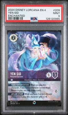 YEN SID LORCANA ENCHANTED URSULA'S RETURN 209/204 2024 ENGLISH PSA 9 - Image 1 of 2