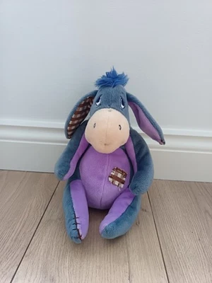 Winnie the Pooh Eeyore Donkey Soft Plush Toy by The Disney Store 12 inch tall - Image 1 of 3