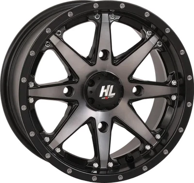 Rueda Mate Negro Humo 14x7 4/156 5+2 30mm Polaris Sportsman XP 550 09 Foto 1 de 4