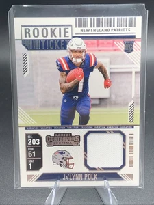 Muestra de novato de fútbol americano Panini Contenders 2024 Ja’Lynn Polk #RTS-JPK - Imagen 1 de 2