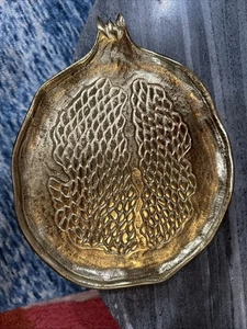 NEW Anthropologie Apple Metal Serving Plate - Picture 1 of 4