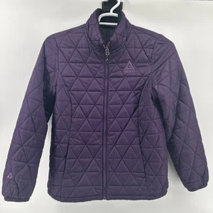 Gerry Triangel Stepp Puffer Jacke Mantel Damen Medium Lila Leicht - Bild 1 von 14