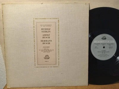 Serkin / Adolf & Hermann Busch-Schubert Trio No.2. RECORDED OCT 1935. LP EX Book - Image 1 of 4