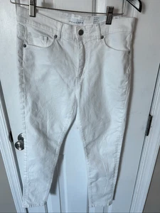 Pantalón vaquero ajustado Loft talla 6 blanco nuevo con etiquetas - Imagen 1 de 5