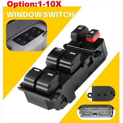 Interruptor de porta janela Master Power lado esquerdo para Honda Fit 2009-2014 35750-T0A-A11 - Imagem 1 de 4