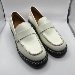 Chloé Noua Loafers in White Size 39.5/ US 8.5 NWOB - Picture 1 of 11