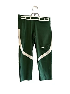 Nike Track & Field  Green 3/4 Tights Pants Women's Size Small - Picture 1 of 9
