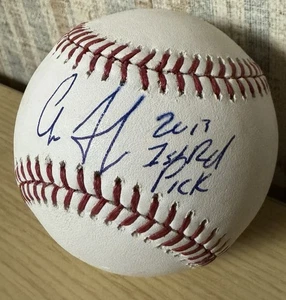 Aaron Judge Signed Autograph MLB Baseball With 1st Round Pick Inscription - Picture 1 of 5