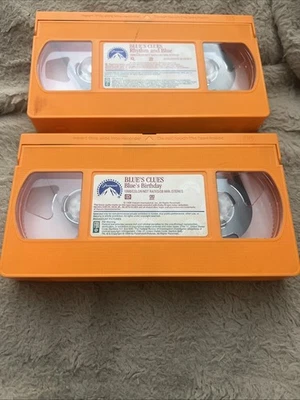 BLUE'S CLUES Lot (2) - Birthday & Rhythm And Blue - VHS Tapes - - Image 1 of 3