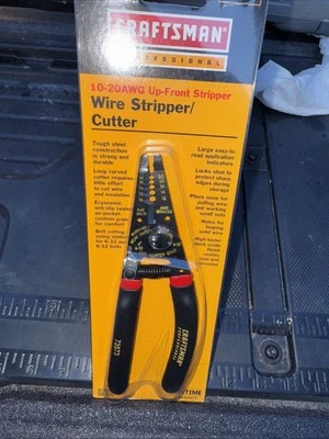 Pelacables/cortador profesional Sears Craftsman EE. UU., 10-20 AWG, #73573 raro Foto 1 de 4