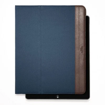 NWT Coach Varick Nylon iPad Case Stand Sleeve Cover Bag Dark Blue NEW F61815 - Image 1 of 2