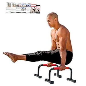 Parallettes Bars for Push Ups & Dip | Lightweight, Heavy Duty Non-Slip - Picture 1 of 7