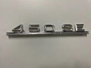 Mercedes ""450SE"" Kofferraumdeckel Abzeichen Emblem Abzeichen 1973-76 Mercedes 450SE - Bild 1 von 7