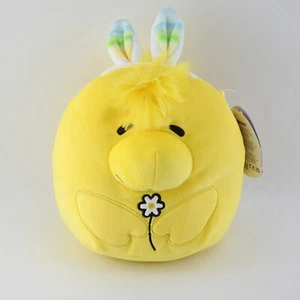 New Squishmallows Peanut's 8" Woodstock Plush Bunny Ears Daisy Flower - Picture 1 of 3