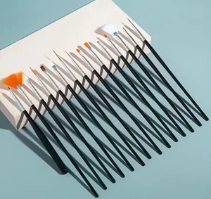 15pcs Fine Hand Painted Line Pen Detailing Tip Watercolour Drawing Art Brushes - Foto 1 di 8