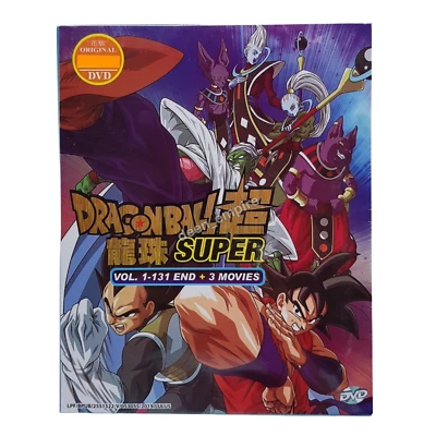 DVD Anime Dragon Ball Super Vol. 1-131 End + 3 Movies English Version Complete - Image 1 of 4