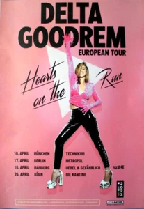 DELTA GOODREM - 2023 - Live In Concert - Hearts on the Run Tour - Poster - Imagen 1 de 1