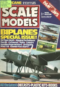 SCALE MODELS OCT 80 WW1 GERMAN PFALZ D.III_DH.89 RAPIDE_HP HEYFORD_HAWKER FURY - Imagen 1 de 3