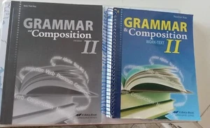 3 Books.Abeka Grammar & Composition /spelling II KEYS! 5th Edition NEW! - Bild 1 von 9