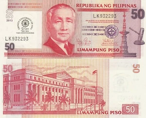 Philippines 50 Piso (2013) - Osmena/Museum/Trinity Univ. 50 Years/p216 UNC - Picture 1 of 3