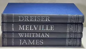 American Men of Letters 4 Volume Set 1951, James, Melville, Whitman, Dreiser, EX - Picture 1 of 24