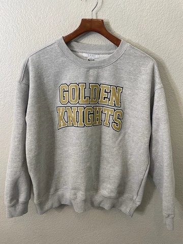 Vegas Golden Knights Crew Sweatshirt Men L Adult Gray Las Vegas Wear Cover