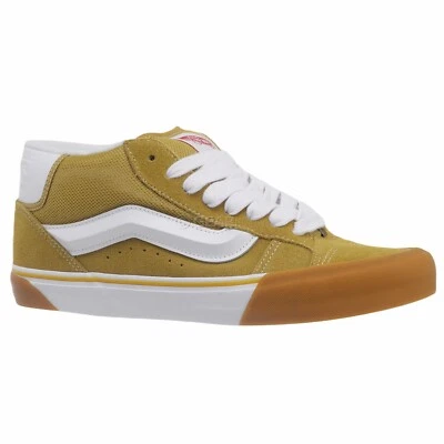 Zapatos de skate VANS Knu Skool Mid de gamuza para hombre gruesos, caqui/goma, elige la talla Foto 1 de 4