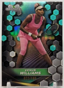 🎾2024 TOPPS GRAPHITE TENNIS AQUA REFRACTOR #186 VENUS WILLIAMS /199🎾 - Picture 1 of 3