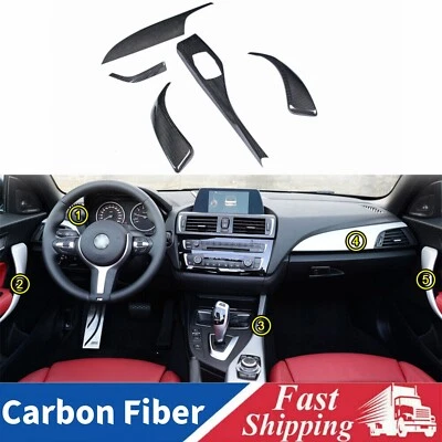 Cubierta interior de fibra de carbono moldura moldura para BMW F21 F22 F87 M2 120i M235i nueva Foto 1 de 4
