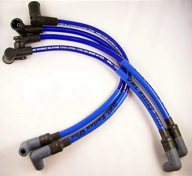 RX-8 04-11 with LS Coils Blue 10 mm High Performance Spark Plug Wire Set 29013B - Image 1 of 1