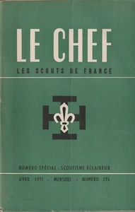 Revue Le chef - les scouts de france, n°276. Avril 1951 - Picture 1 of 2