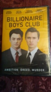 Billionaire Boys Club (DVD, 2017), Ansel Elgort, Kevin Spacey, New/Sealed - Picture 1 of 2